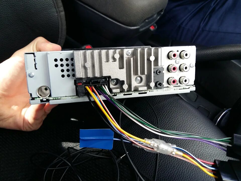 Медиабасс магнитола россия подключение Pioneer DEH-X5900BT - Toyota Avensis II, 1,6 л, 2003 года автозвук DRIVE2