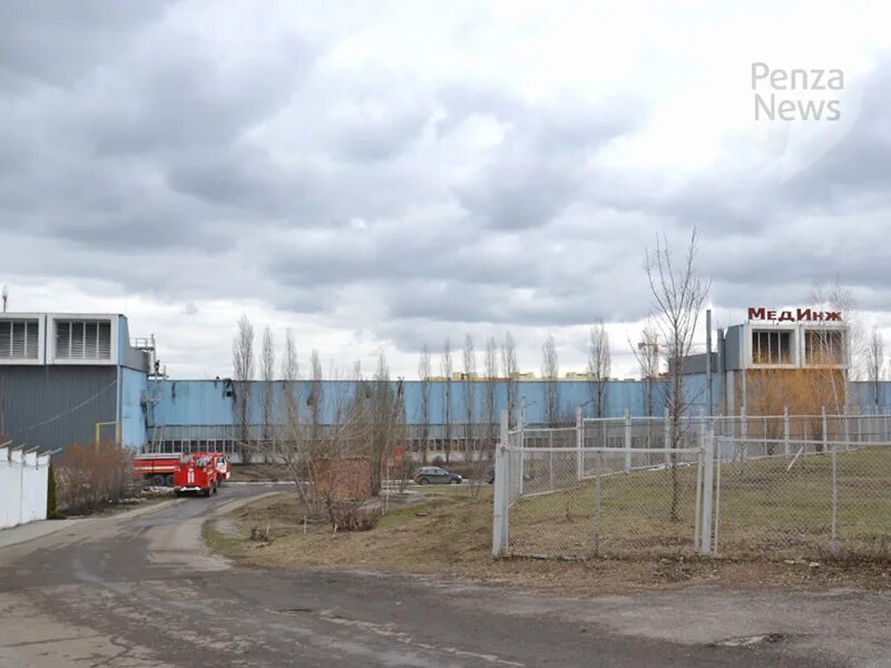 Мединж центральная ул 1л пенза фото Зампред пензенского правительства прибыл на "МедИнж", чтобы оценить ущерб от пож