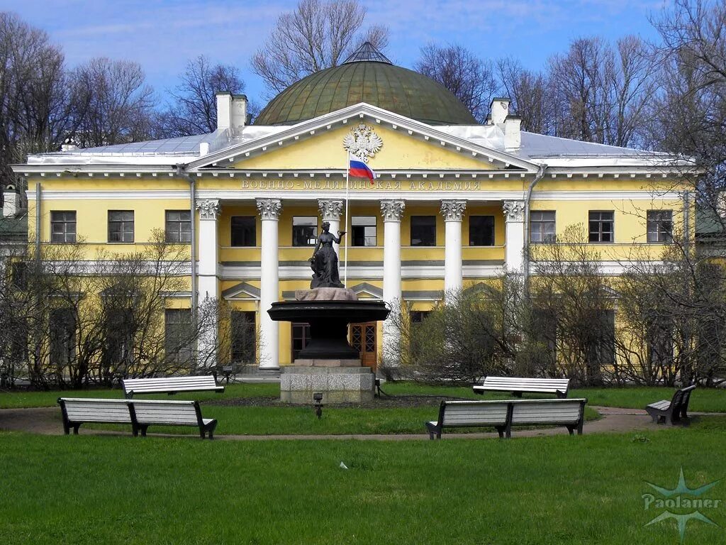 Медицинская академия санкт петербург фото Panorama: Military Artillery Academy, university, college, Saint Petersburg, Kom