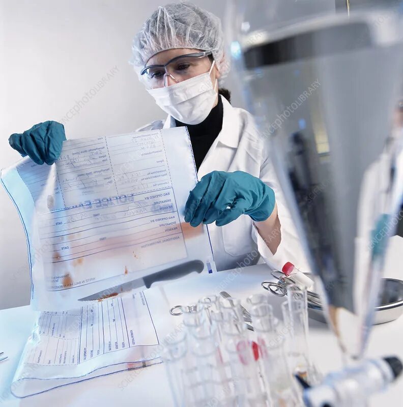 Медицинская экспертиза фото Forensic scientist - Stock Image - H200/0117 - Science Photo Library