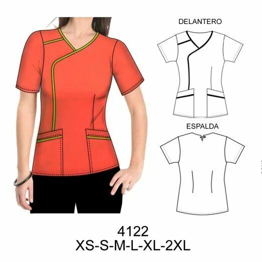 Медицинская одежда выкройки скачать бесплатно Ropa de enfermera, Uniformes de enfermera, Uniformes médicos