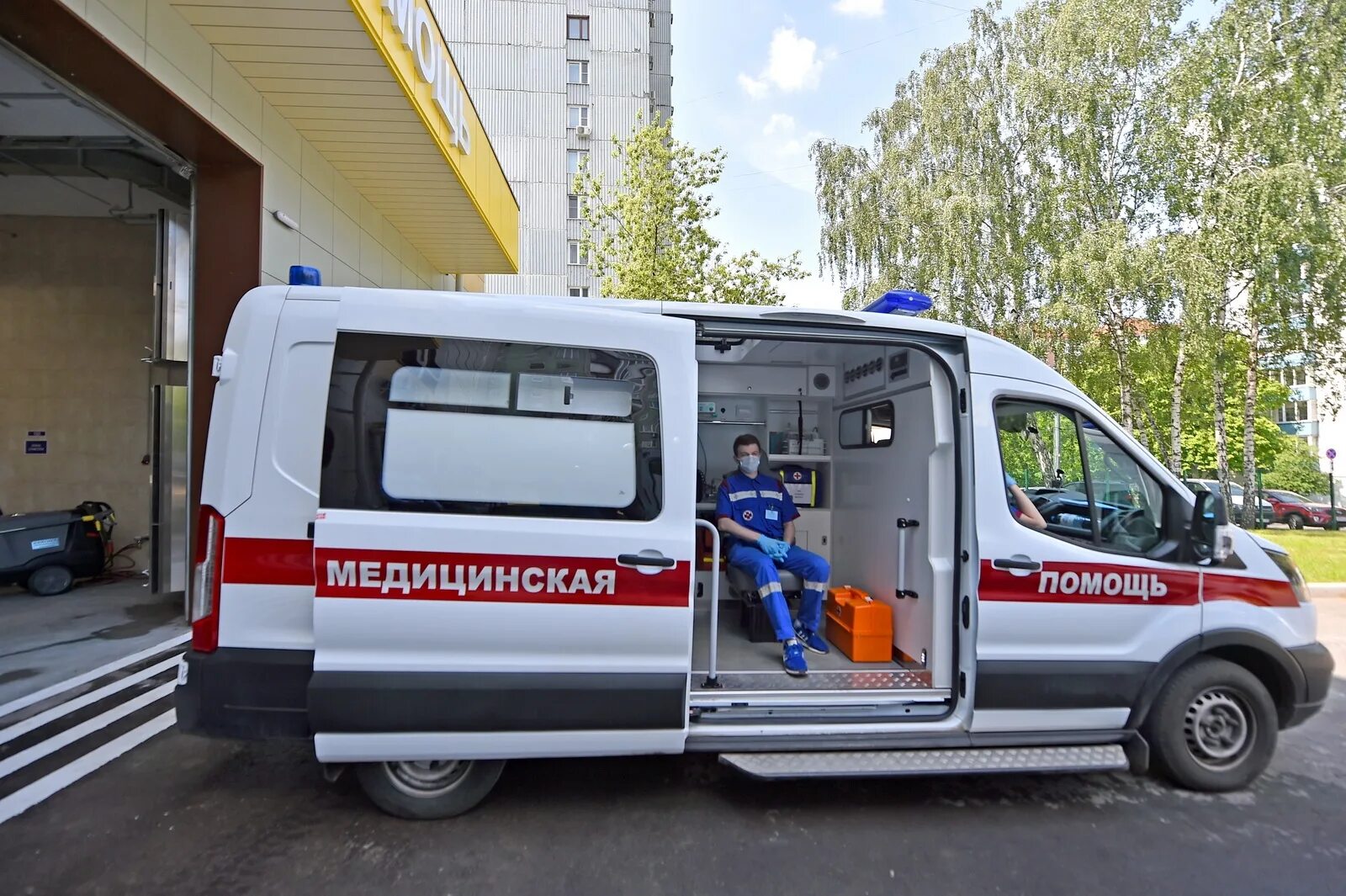 Медицинская помощь вяземская ул 18и фото Новое здание подстанции скорой медицинской помощи № 17 в районе Бабушкинский. С.