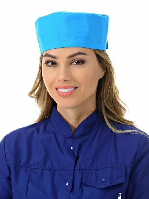 Медицинская шапка фото Колпак медицинский чепчик MedicalWear / шапочка для хирургов / поварской колпак 