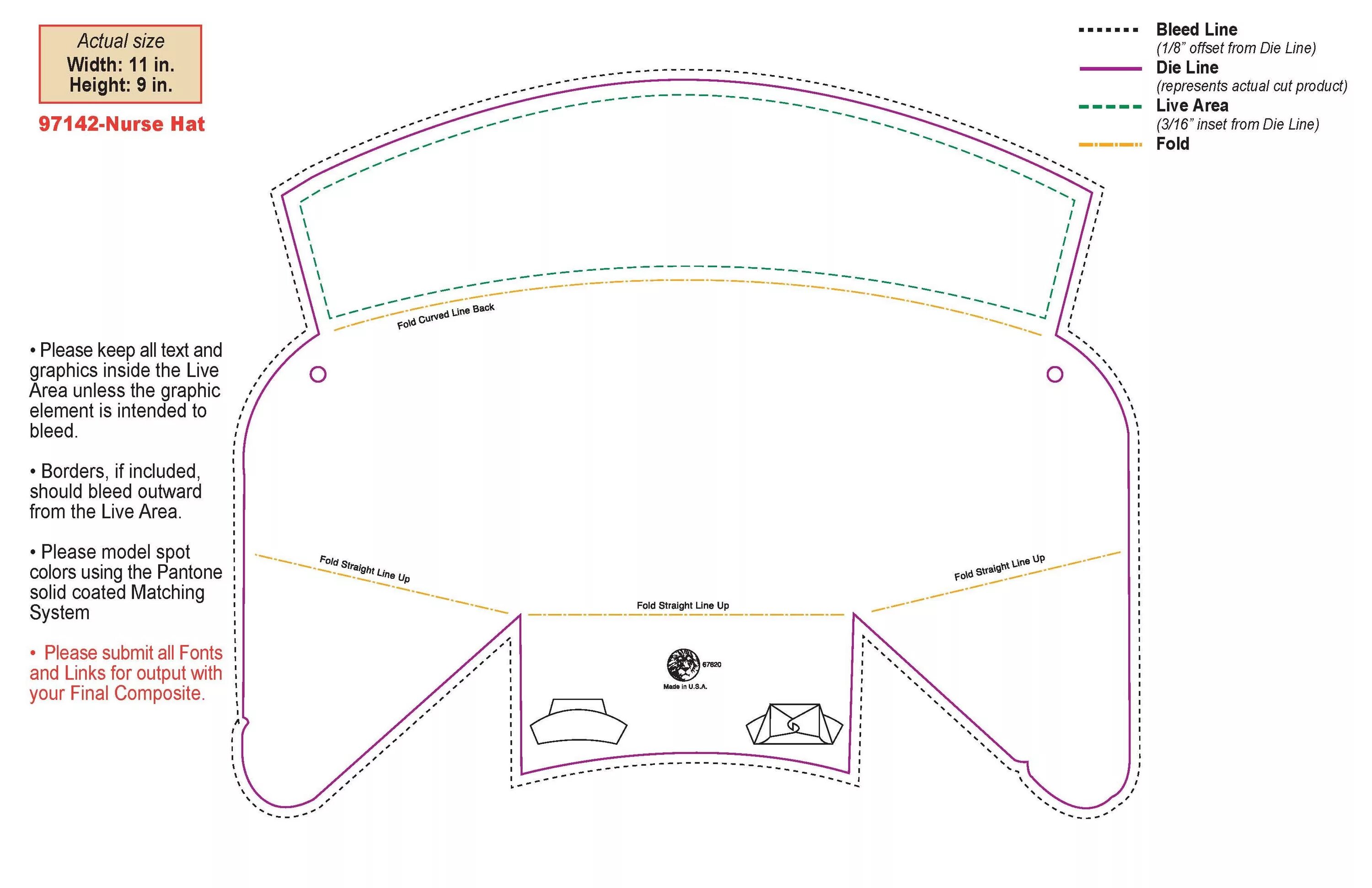 Медицинская шапочка своими руками выкройки Nursing cap, Nurse hat, Hat template