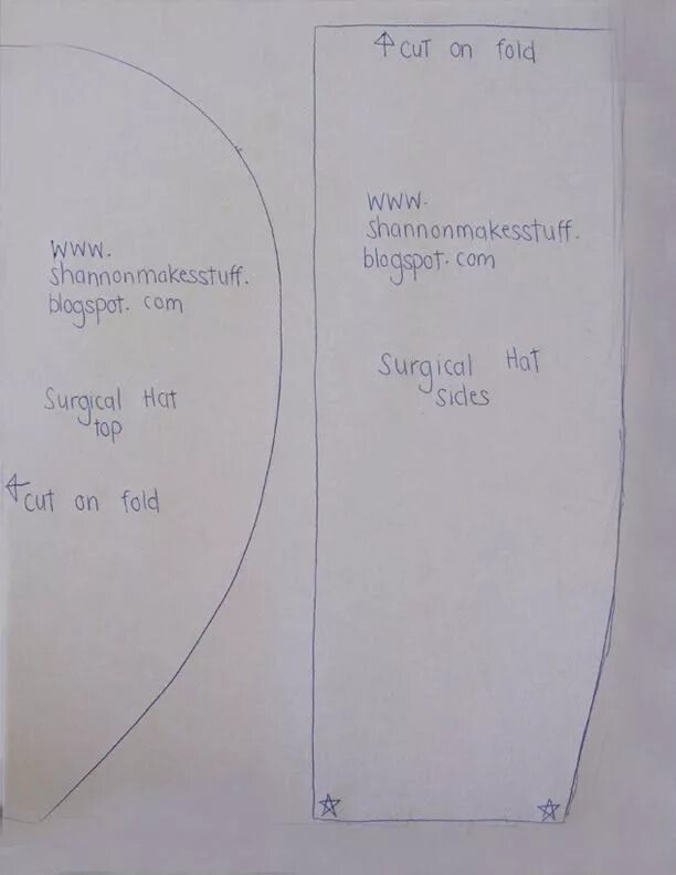 Медицинская шапочка своими руками выкройки Surgical+Scrub+Hat+Pattern+Printable Scrub hat patterns, Hat patterns to sew, Ha