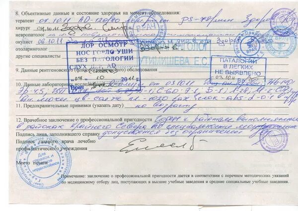 Медицинская справка 086 фото Ответы Mail.ru: каких врачей нужно проходить для "Медицинская справка № 0–86-У" 