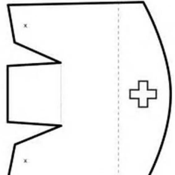Медицинская своими руками выкройка Paper Nurse Hat Pattern #nursing #nursing #hat Nursing Nurse hat, Hat template, 