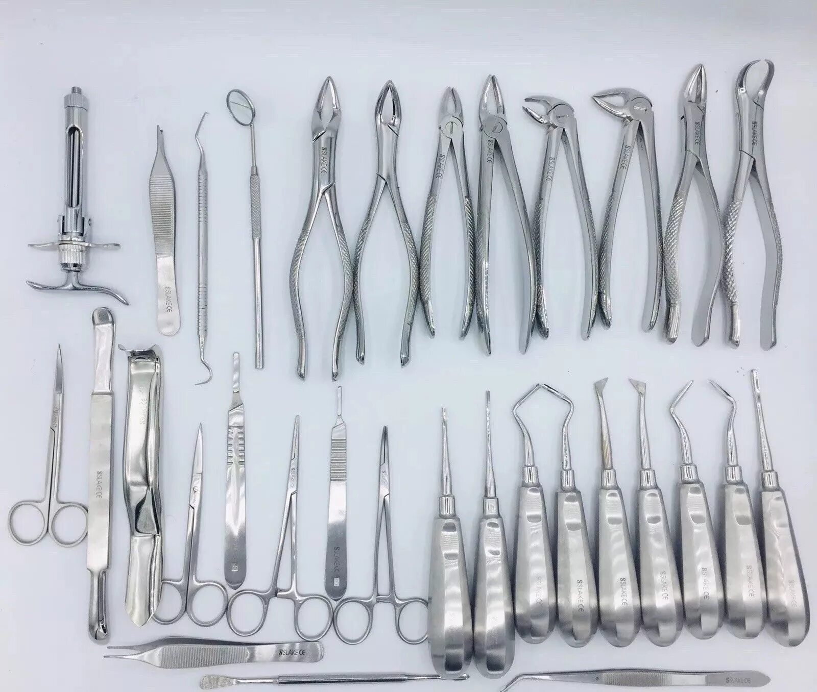 Медицинские инструменты в стоматологии названия и фото Set Van 32 Stuks Orale Tandheelkundige Extractie Chirurgie Extractie Liften Pinc