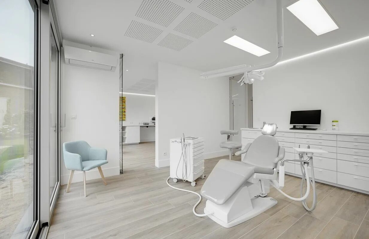 Медицинские противопоказания дизайнера интерьера Project Gentbrugge - Kerckaert Dental Equipment Tandartspraktijk ontwerp, Tandar