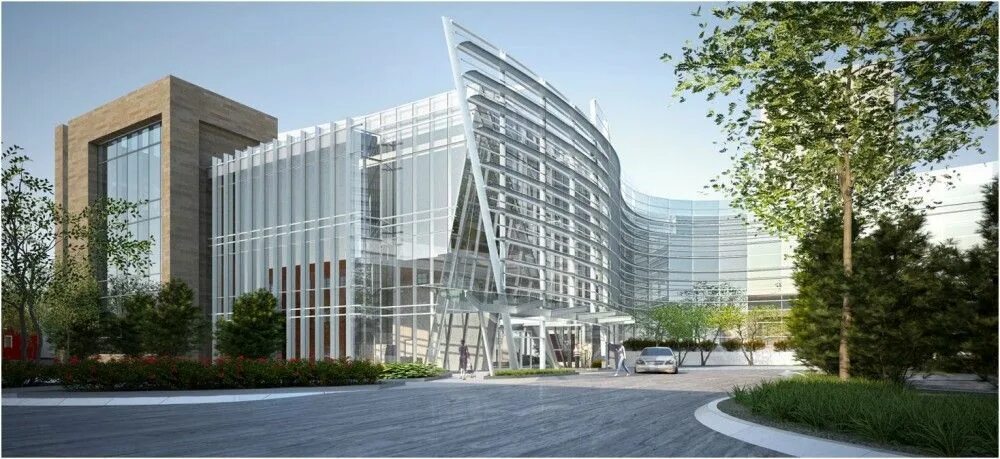 Медицинские здания фото Gallery of Advocate Illinois Masonic Medical Center, Center for Advanced Care Pr