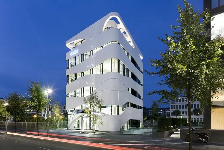 Медицинские здания фото Otto Bock / Gnädinger Architekten Facade architecture, Building design, Architec