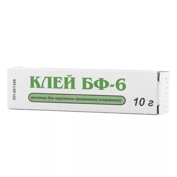 Медицинский клей бф фото Клей Медицинский БФ-6 (спиртовой) р-р д/наруж примен туб 10г купить по цене 86 ₽