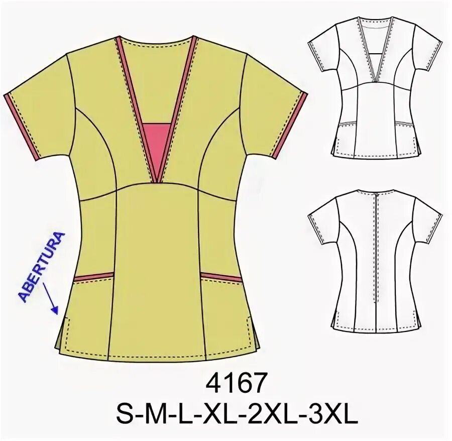 Медицинский костюм выкройка бесплатно скачать Temporada Ropa de enfermera, Patrones de ropa, Uniformes de enfermería