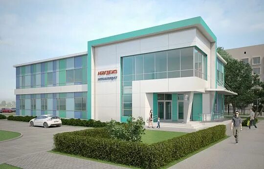 Медицинский центр фото здания Продается: Помещение с медицинским центром