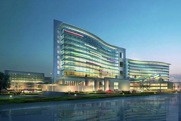 Медицинский центр фото здания Gallery of Suzhou Children's Hospital / HKS - 10 Hospital architecture, Children