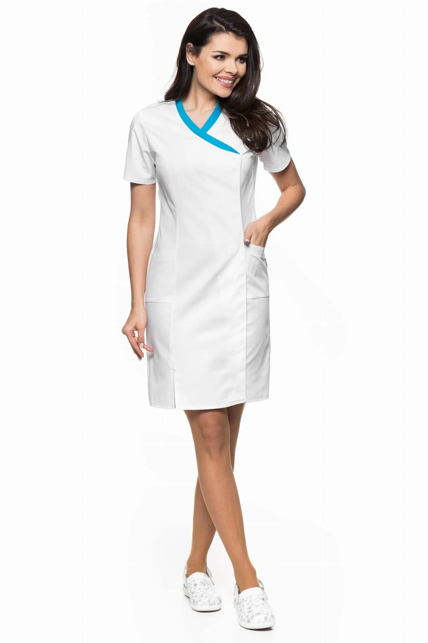 Медицинское платье фото Medical scrubs outfit, African print dress ankara, Nurse dress uniform