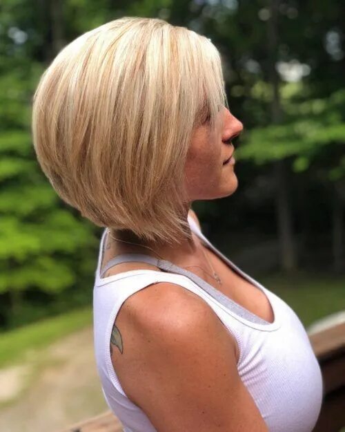 Медиум боб каре стрижка фото 29 of the Best Hairstyles for Square Faces in 2022 Square face hairstyles, Thick