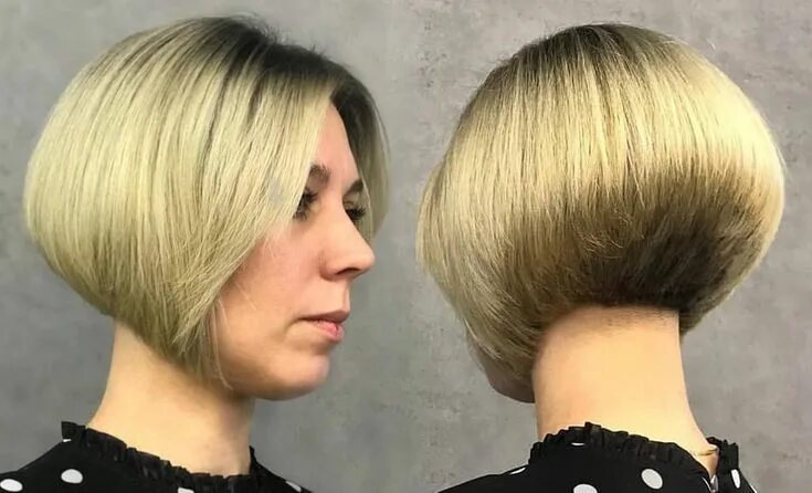 Медиум боб каре стрижка фото Короткие стрижки вид спереди и сзади 40-50 лет: 16 привлекательных идей Стрижка,