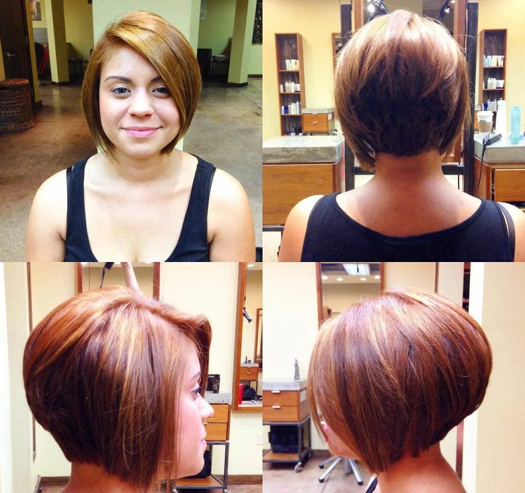 Медиум каре стрижка фото Awesome Bob Haircut Bob hairstyles, Stacked bob haircut, Stacked bob hairstyles