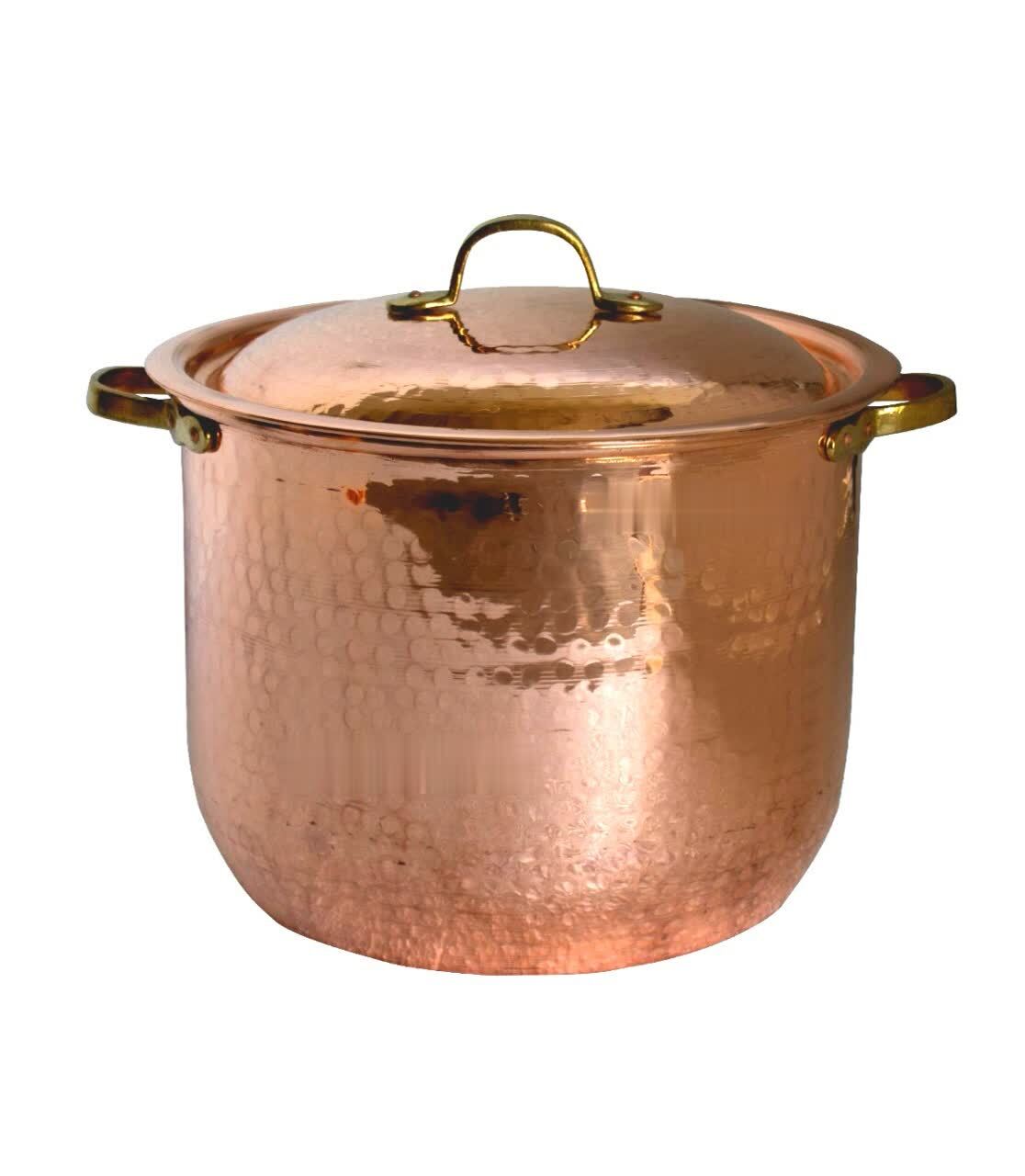Медная кастрюля фото AllCopper Кастрюля, Медь, 22,5 л - купить с доставкой по выгодным ценам в интерн