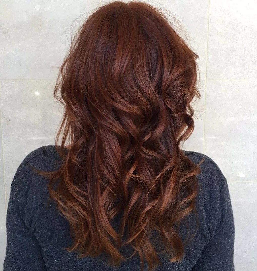 Медно коричневые волосы фото 60 Auburn Hair Colors to Emphasize Your Individuality Dark auburn hair color, Ha