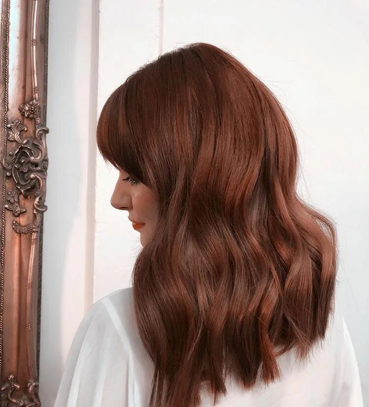 Медно коричневые волосы фото Pin em Hair Cor de cabelo ruivo, Cabelo ruivo, Tons de cabelo