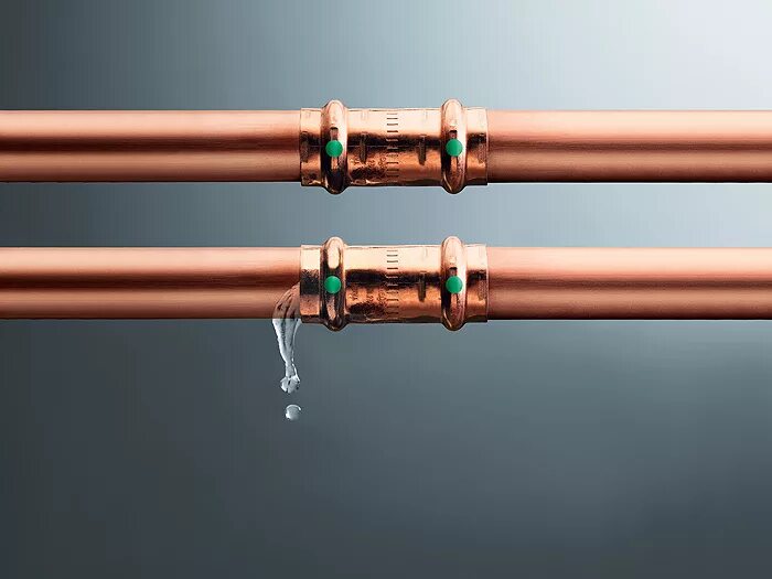 Медные трубы фото Фитинги Profipress - Медные трубы для систем отопления и водоснабжения - Трубы и
