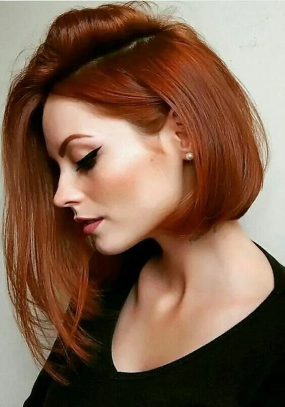 Медный цвет волос фото на короткие волосы Pin by Vanesa Corona on ROJA Hair color auburn, Hair styles, Short hair color