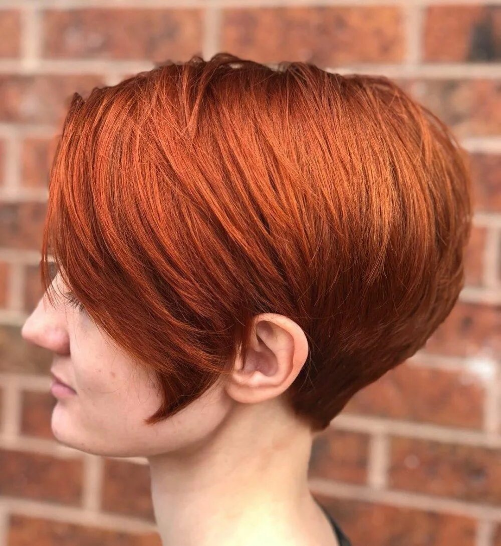 Медный цвет волос фото на короткие волосы 50 Ultra-Cool Pixie Cuts for Thick Hair to Try in 2024 Pixie haircut for thick h
