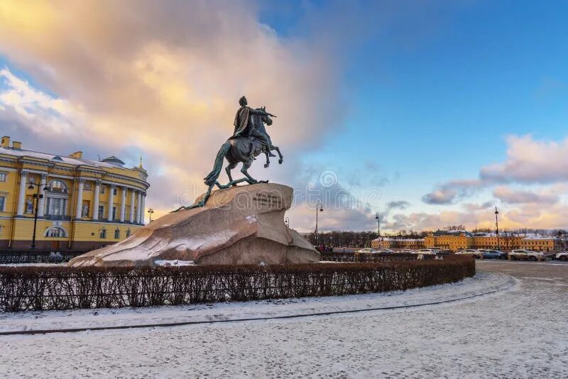 Медный всадник санкт петербург сенатская площадь фото Bronze Horseman, Monument of Russian Emperor Peter the Great in Saint Petersburg