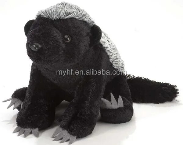 Медоед игрушка выкройка Kebun binatang dan Produk 12 inch Madu Badger Taman Hiburan mainan mewah Alibaba