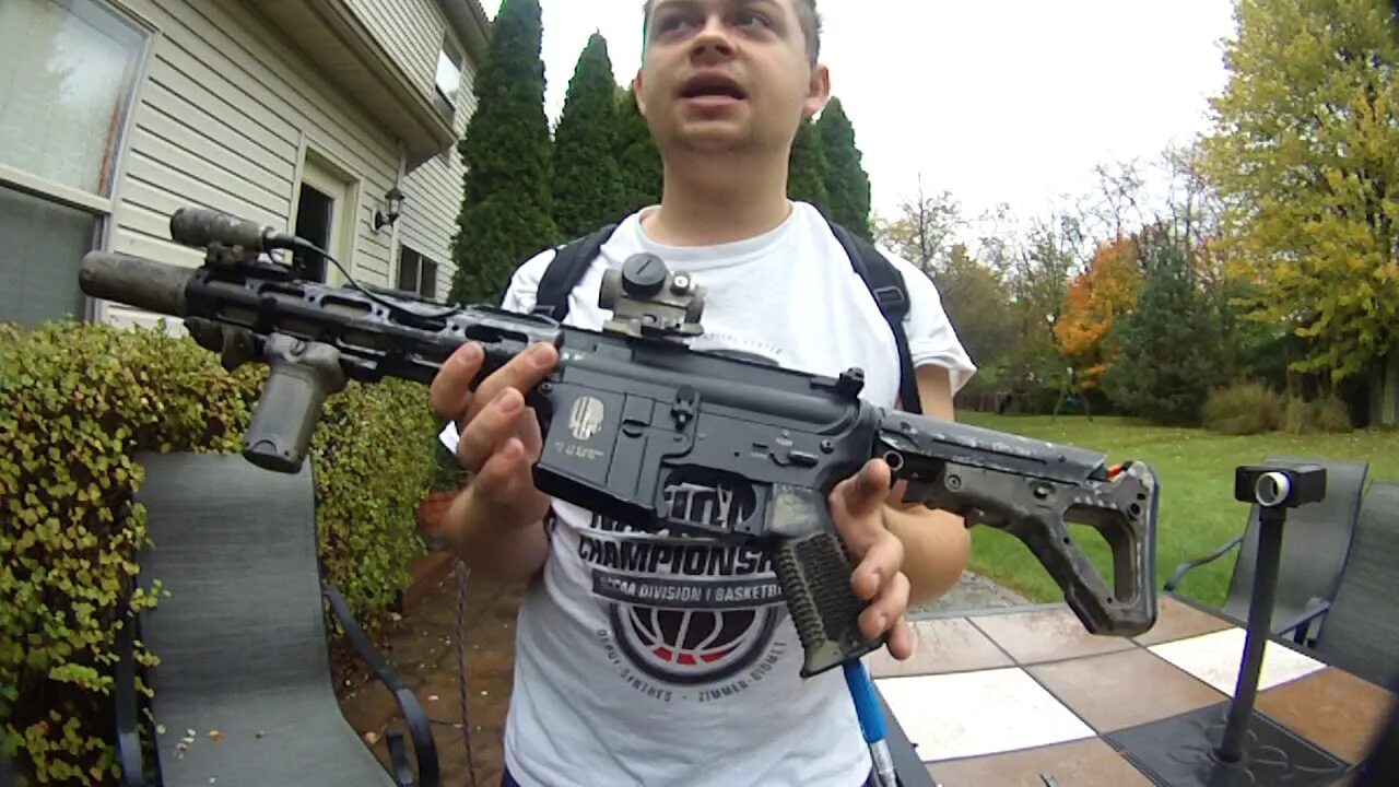 Медоед танки фото Custom ARES Honey Badger with Valken V12 Overview and Shooting Test - YouTube