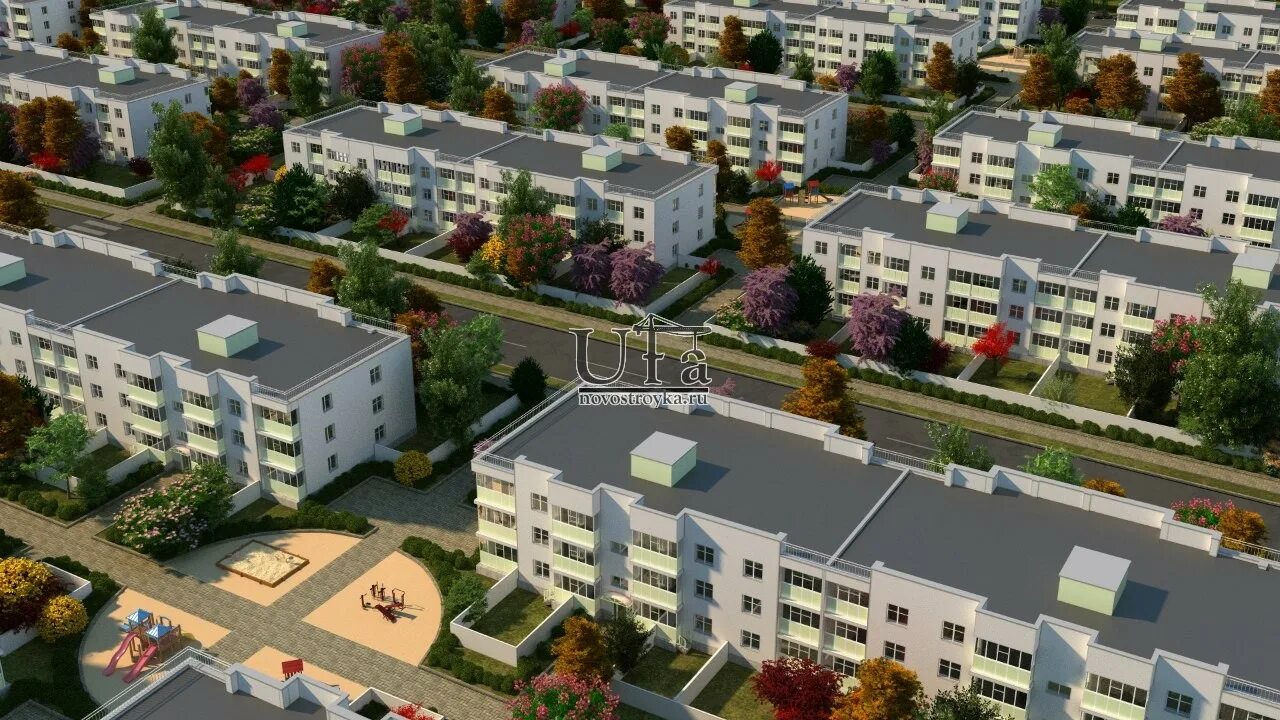 Медоснова микрорайон дубрава квартал 3 17 фото Жилой комплекс "Дубрава" в Уфе от ГК Рассвет