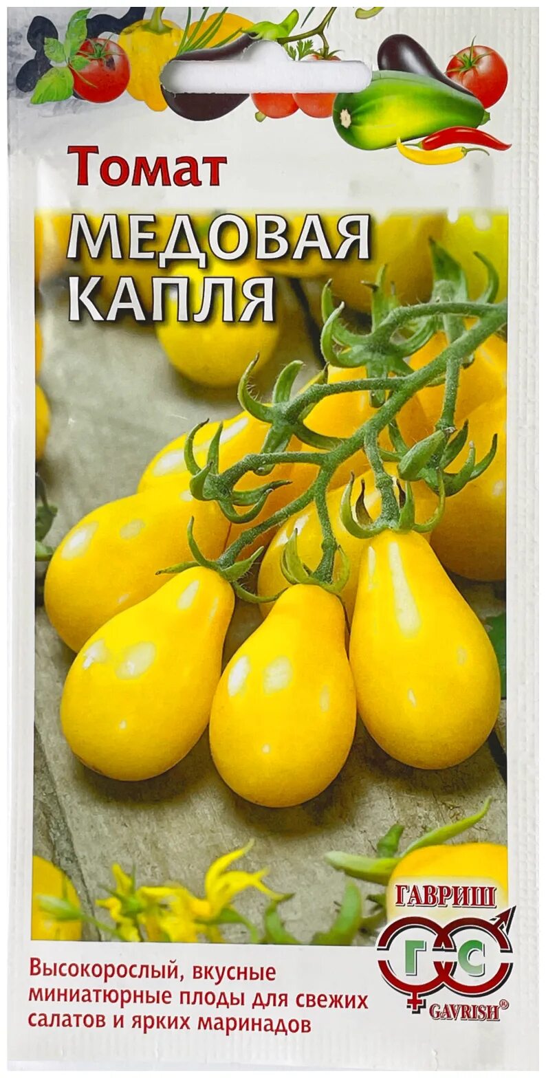 Медовая капля томат фото Семена. Томат "Медовая капля", (вес: 0,1 г) - купить в интернет-магазине по низк