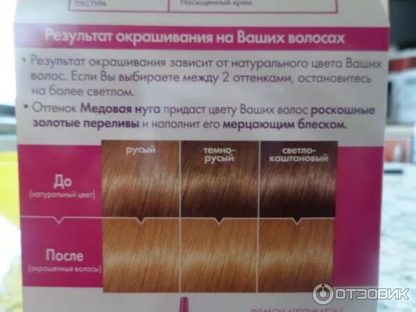 Медовая краска для волос фото Отзыв о Краска для волос Loreal Casting Creme Gloss Медовая нуга после блонда - 