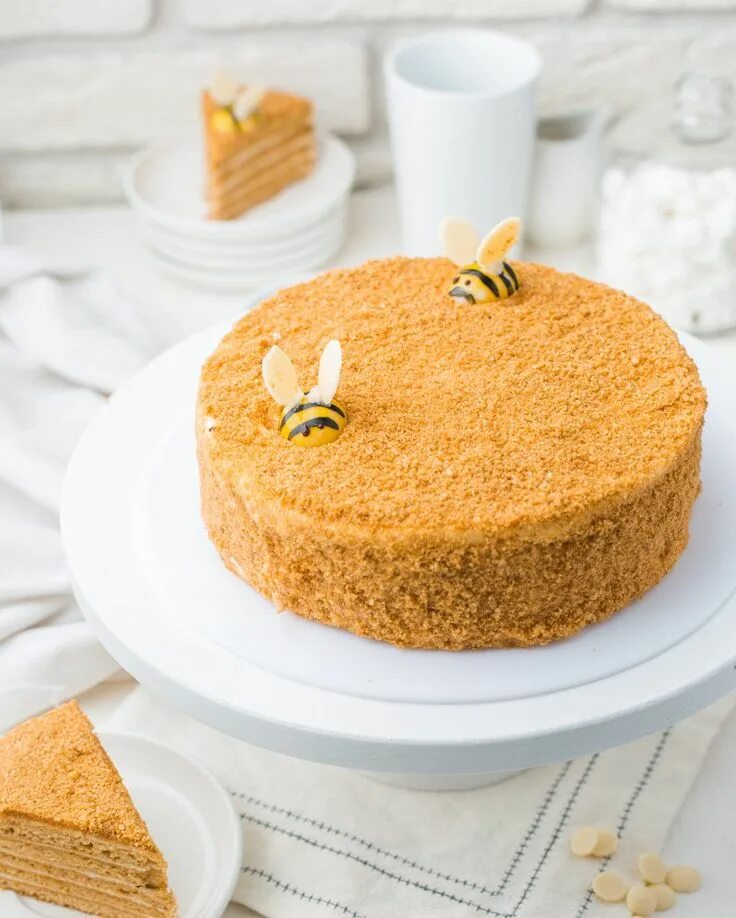 Медовик фото оформление Медовик Cake, Desserts, Almond cakes
