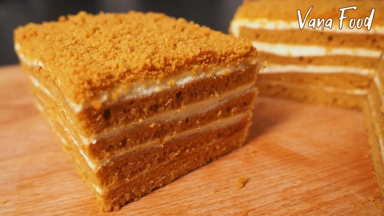Медовик простой рецепт пошаговый с фото Ленивый МЕДОВИК без раскатки коржей Домашний торт за 30 минут! - YouTube