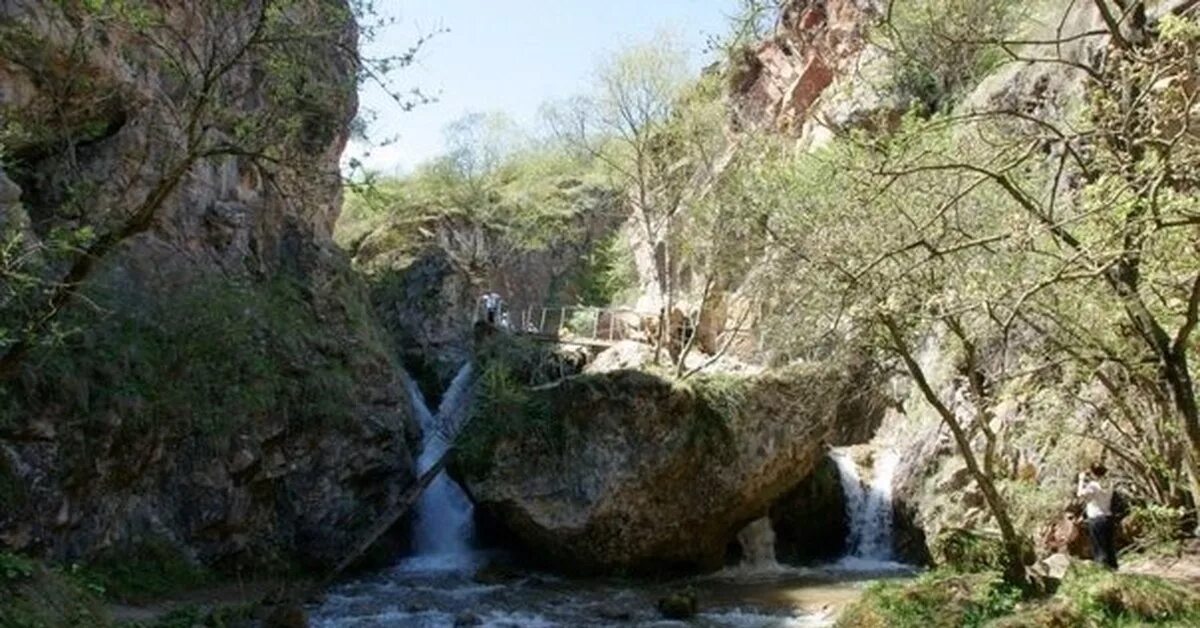 Медовые водопады река аликоновка фото и видео Медовые водопады Пикабу