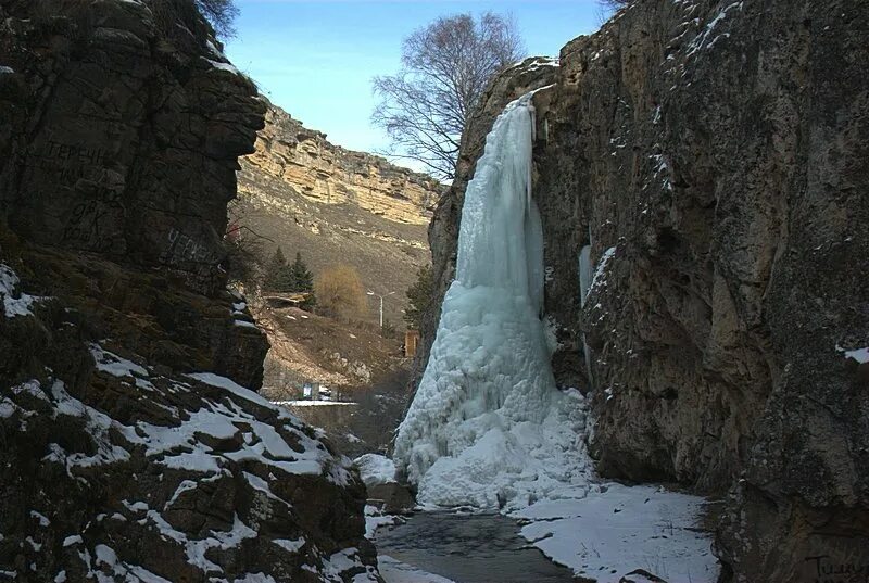 Медовые водопады зимой фото Медовый водопад, Остальное