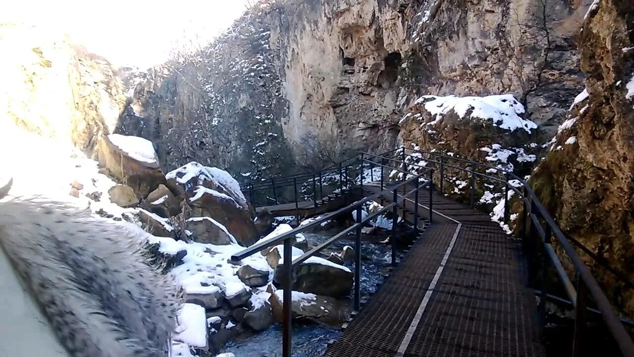 Медовые водопады зимой фото Медовые водопады - часть 3 - YouTube