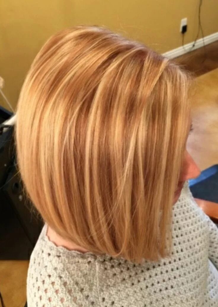 Медовый блонд фото на короткие волосы Pin on Hair Copper blonde hair, Red hair with blonde highlights, Blonde hair wit
