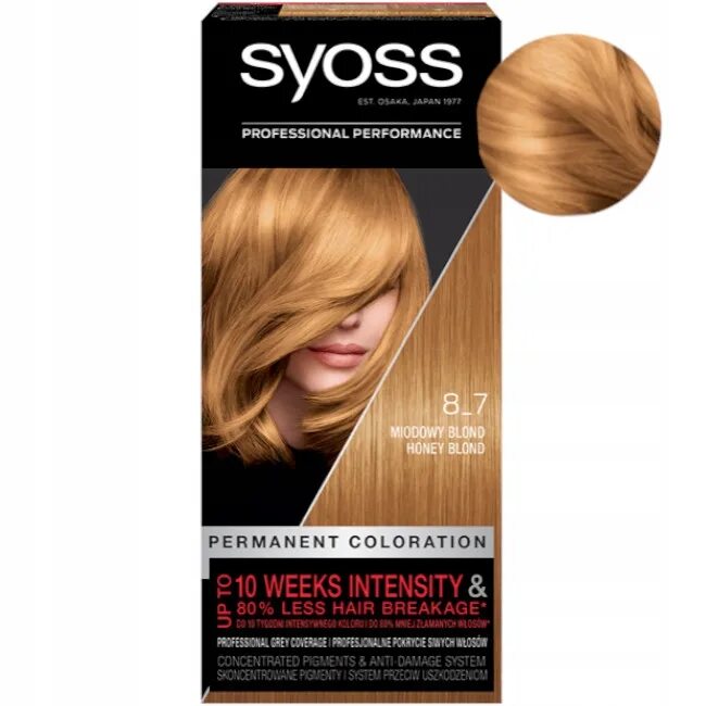 Медовый блонд краска для волос фото SYOSS SALONPLEX HAIR DYE PERMANENT 13-0 ультраинтенсивный осветлитель купить с д