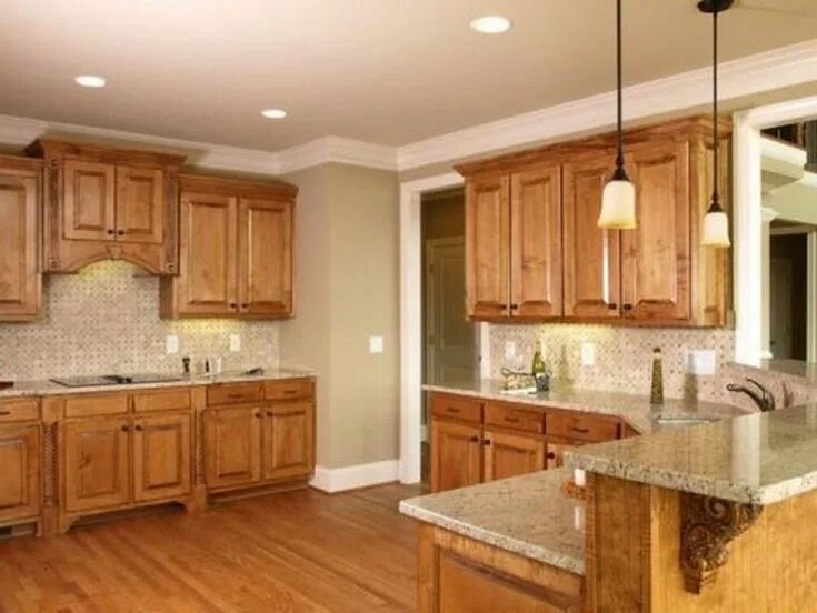 Медовый цвет в интерьере 19+ Beautiful Kitchen Paint Colors Ideas Tuscan kitchen design, Kitchen colors, 