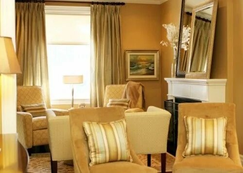 Медовый цвет в интерьере Paint pick: Torchlight 6374 by Sherwin-Williams or gambol gold or goldenfleece C
