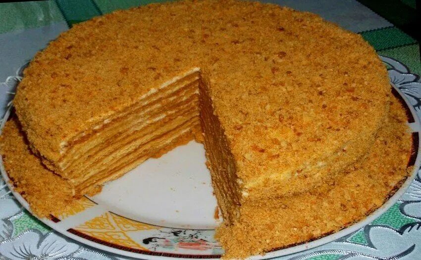 Медовый торт пошагово с фото классический Торт "Медовик" за 15 минут Кулинарные Хитрости ! Дзен