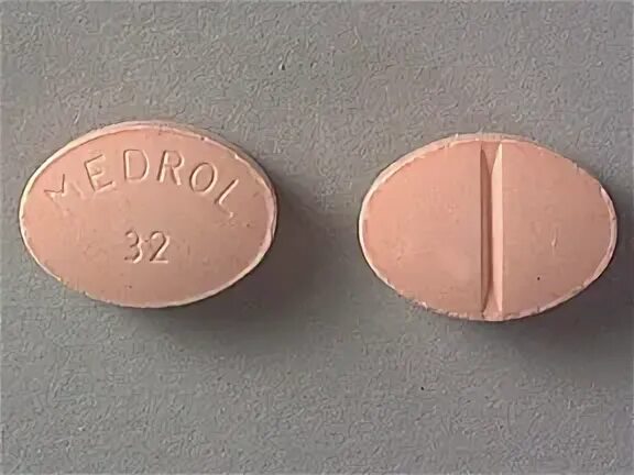 Медрол фото таблеток MEDROL 32 Pill Peach Oval 12mm - Pill Identifier