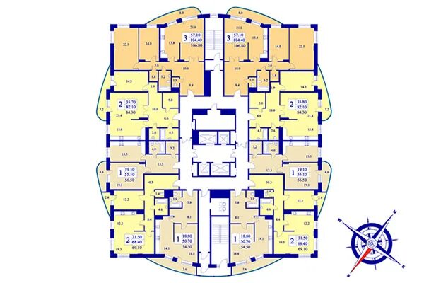 Медстандарт микрорайон 6а 39 фото Продается 1-комнатная квартира площадью 56.5м sup 2/sup в ЖК Микрорайон 6 А по ц