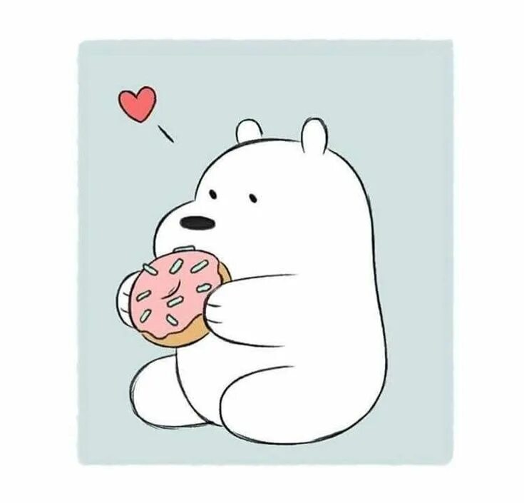 Медведь фото для срисовки Pin on - Ice bear we bare bears, We bare bears wallpapers, We bare bears