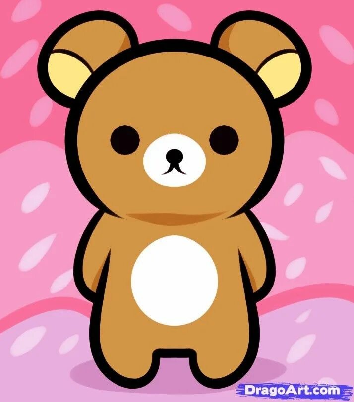 Медведь фото для срисовки Pin by Margot W. Basil on ● ♡ Kawaii ♡ ● Drawings, Guided drawing, Rilakkuma