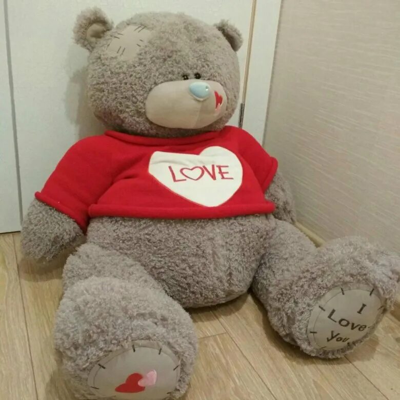 Медведь тедди фото Мишка Тедди 1метр - купить, цена 1 800 руб., продано 7 марта 2018 - Игрушки и иг